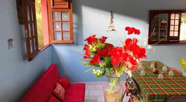 House with 2 Bedrooms in Le François, with Wonderful Sea View, Furnished Garden And Wifi - 6 Km From the Beach