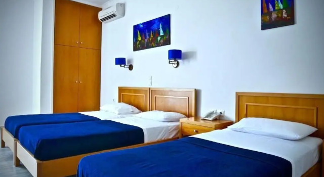 Семейные апартаменты с балконом и с видом на горы Kanakis Blue Beach Apartments