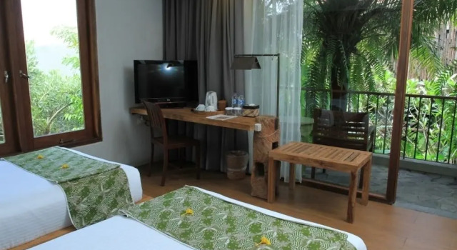 Supérieure double chambre avec balcon Rumah Batu Boutique Hotel