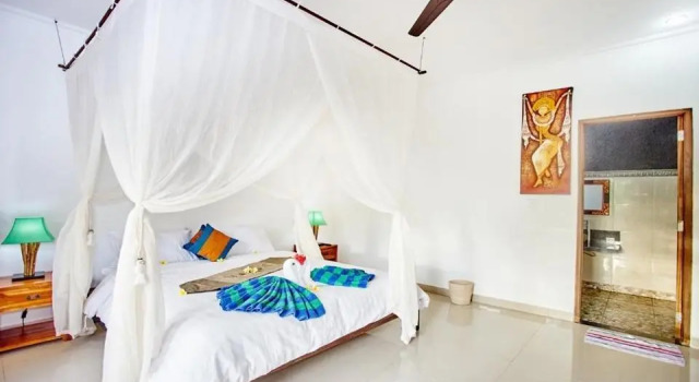 Двухместный номер Deluxe с балконом и с видом на сад Taos House Lembongan By DeWizZ Management