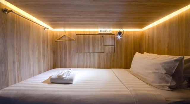 Двухместный номер Private CUBE Boutique Capsule Hotel at Chinatown
