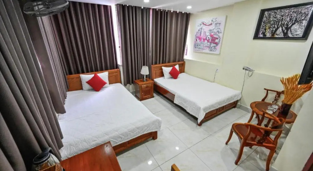 Семейный номер Standard с красивым видом из окна Quang Hoa Airport Hotel