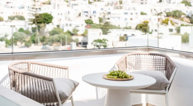 Люкс с видом на море Aura Suites Paros