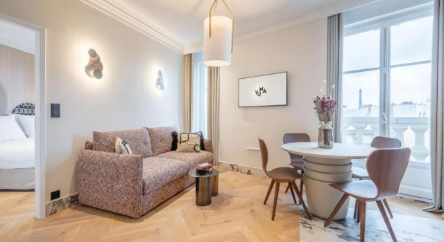 Апартаменты с 2 комнатами с балконом Yuna Saint-Germain-des-Prés - Serviced Apartments