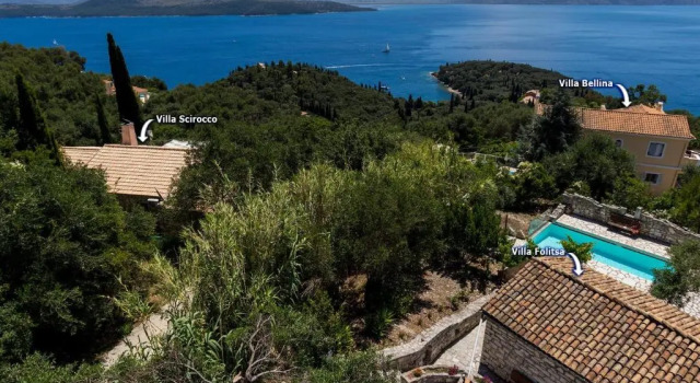 Scirocco & Folitsa Villas, Забронировать Отель Отели периферии Ионических островов с парковкой, Парковка