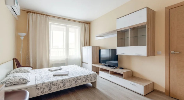 Apartment 477 on Mitinskaya 28 bldg 3, Rezervovat Apartmán Hotely v SZAO Area s parkováním, Parkování