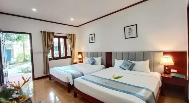 Четырёхместный семейный номер Standard с видом на сад Santa Garden Resort