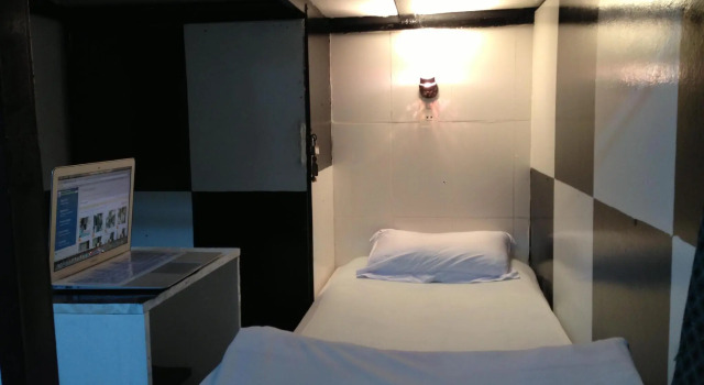 Кровать в общем номере Enjoy Dalat Hostel