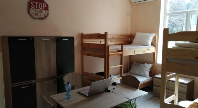 Кровать в общем номере Hostel Ginger House