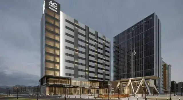 Двухместный люкс c 1 комнатой с видом на город AC Hotel by Marriott Saltillo