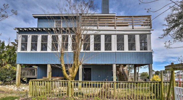 High-end Canal Front Paradise in Kill Devil Hills, Забронировать Дом для отпуска Коттеджи Outer Banks, Коттедж
