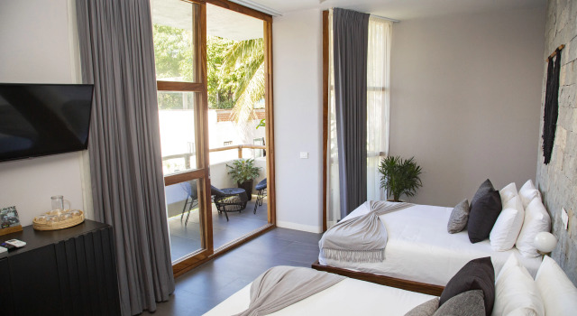 Четырёхместный номер Luxury Agua de Luna Hotel Boutique, San Pancho Nayarit