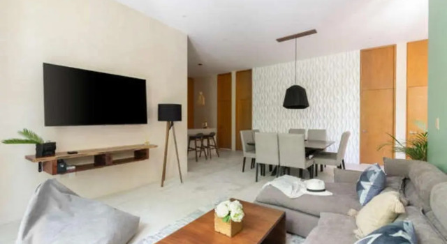 Bohemian 3BR Apartment in Aldea Zama by Lockey, Rezerwuj Apartament Hotele w Quintana Roo z parkingiem, Parking