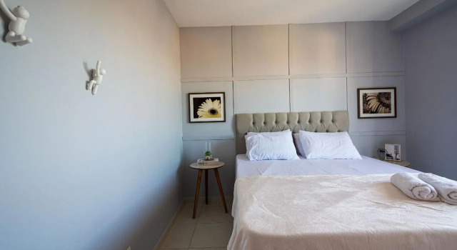 Apto alto padrão 200 m da praia de Costazul - WIFI 200MB - Piscina - Área kids - Netflix - 3 Quartos - Garagem - Cozinha equipada - Churrasqueira - Portaria 24h