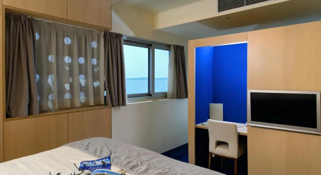 Standardní Dvoulůžkový s manželskou postelí pokoj a výhledem na moře Hotel Split