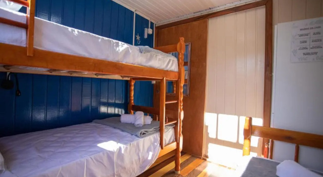 Кровать в общем номере Hostel Butiá