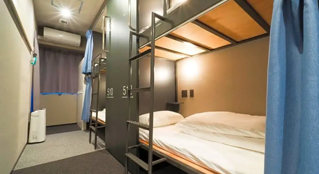 Четырёхместный номер Standard Grids Tokyo Asakusa-Bashi Hotel&Hostel