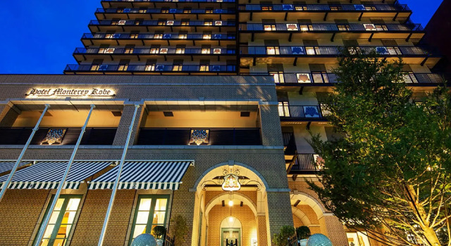 Кровать в общем номере Hotel Monterey Kobe