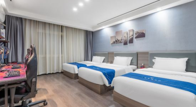 Suqian ShouSu E-sports Homestay (JD Technology Park), Prenota Hotel Hotel a Jiangsu con parcheggio, Parcheggio