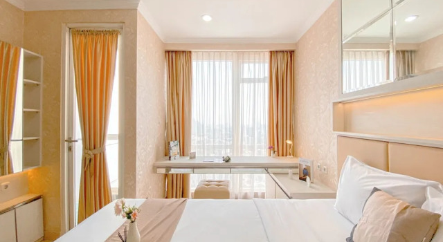 Peaceful Beige Studio At Menteng Park Apartment, Book Lejlighed Jakarta Jakarta provinsen