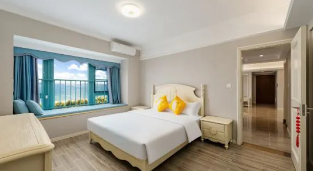 Люкс с 3 комнатами с видом на море Lingwan No.1 Homestay (Qingshui Bay)