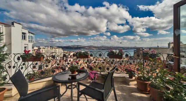 Executive Dvoulůžkový s manželskou postelí pokoj 1 ložnice a výhledem na moře Suitel Bosphorus Istanbul