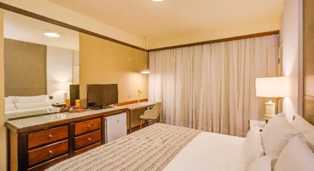 Одноместный номер Superior с балконом и с видом на бассейн Bourbon Thermas Eco Resort Cataratas do Iguacu