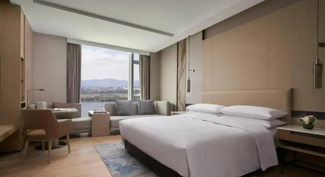Двухместный номер Deluxe с видом на озеро Отель Fuzhou Marriott Hotel Riverside