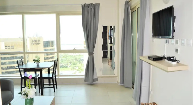 Sea view furnished STUDIO with balcony in Marina - JMI, Забронировать Отель Дубай-Марина , рядом с Остановка трамвая Marina Towers