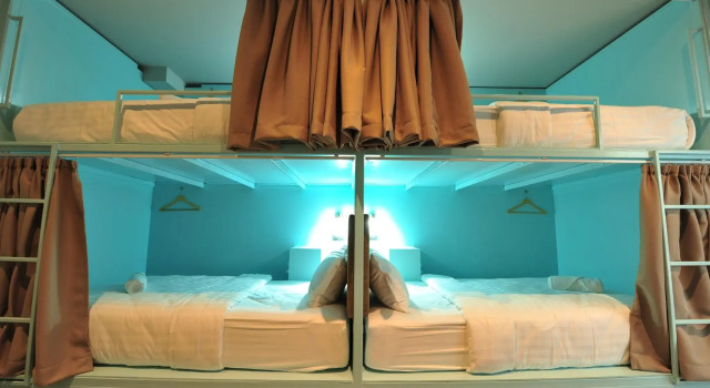 Кровать в общем номере Latima Boutique Hostel