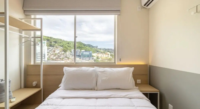 Comfortable Apart With sea View in Floripa Eva704, Забронировать Апартаменты/квартира Флорианополис South of Brazil, рядом с Esteves Junior Square