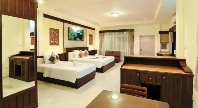 Трёхместный номер Standard Villa Wanida Garden Resort