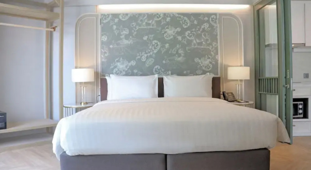 Двухместный люкс Quarter c 1 комнатой с балконом The Quarter Chaophraya by UHG - Riverfront Hotel, Walk to ICONSIAM