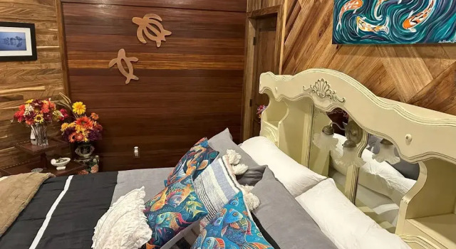 Luxus Doppel Zimmer mit Blick auf die Bucht Magic Skies B&B