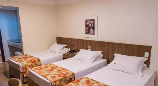 Трёхместный номер Standard JR Hotel Ribeirão Preto