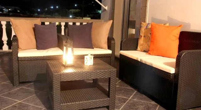 Apartment With 2 Bedrooms in Rhodes, Greece, With Wonderful sea View, Furnished Terrace and Wifi - 350 m From the Beach