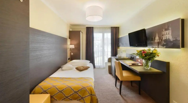 Одноместный номер Standard с видом на город Hôtel Bellerive