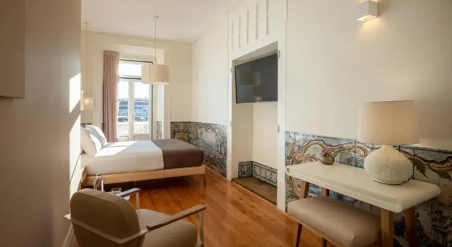 Двухместный номер Deluxe с балконом Memoria Lisboa FLH Hotels
