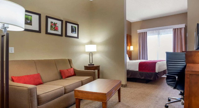 Люкс c 1 комнатой Comfort Suites Oxford I-20 exit 188