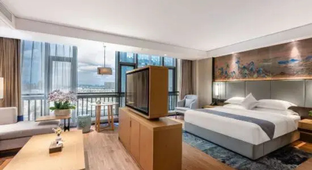 Deluxe suite GreenTree Eastern Hotel Suzhou Dushu Lake Yinshan Lake Guoyuan Road Metro Station