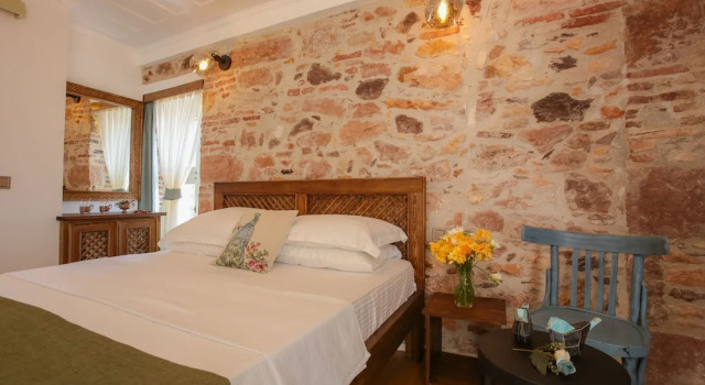 Двухместный номер Deluxe Cunda Tas Otel By Taze
