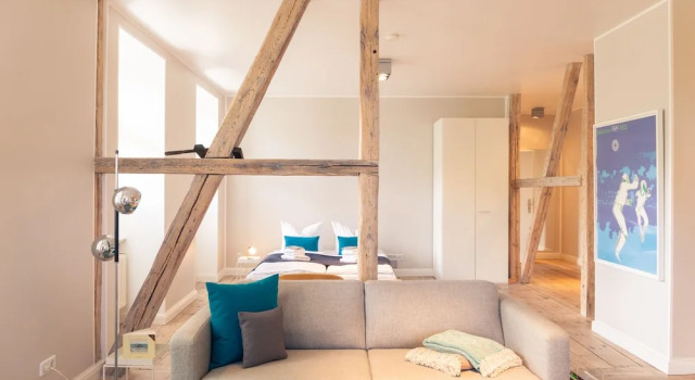 Апартаменты Deluxe с балконом OSTKÜSTE - Villa Albatros Design Apartments