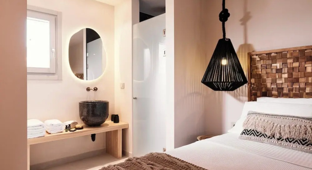 Люкс Deluxe с балконом и с видом на море Enalion Suites Sifnos