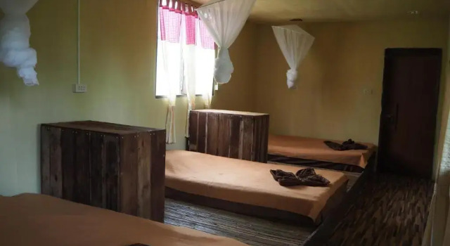 Кровать в общем номере Chilling Hill Guesthouse