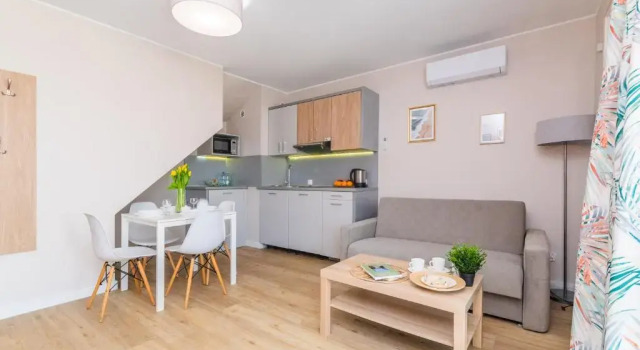 Апартаменты c 1 комнатой APARTAMENTY MIERZEJA - Stegna Forest, blisko lasu, Bezpłatny Meleks