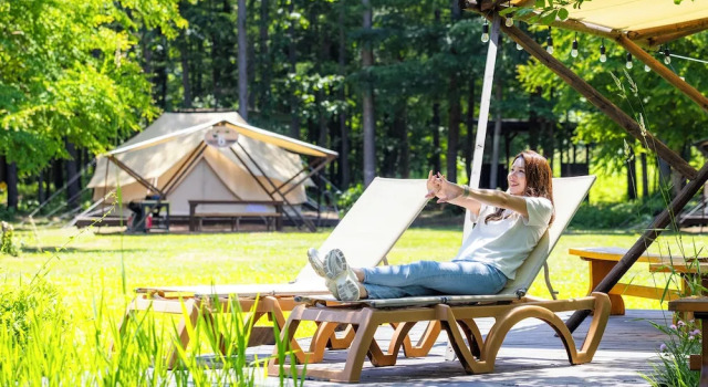 Тент Tokachi Nakasatsunai Glamping Resort Feriendorf