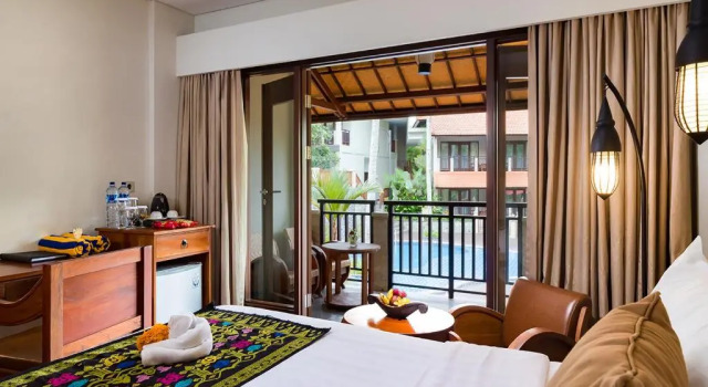 Двухместный номер Deluxe с видом на бассейн Best Western Premier Agung Resort Ubud