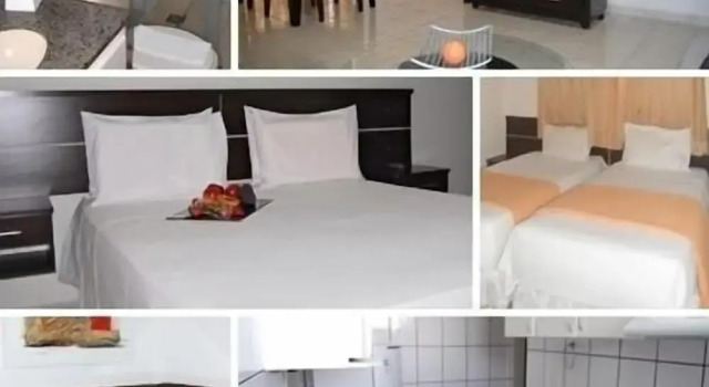 Семейные апартаменты с 2 комнатами с балконом и с видом на город La Fontaine Residencial Aparthotel