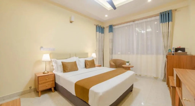 Двухместный номер Deluxe с балконом и с видом на город Amber Beach Hotel at Hulhumale