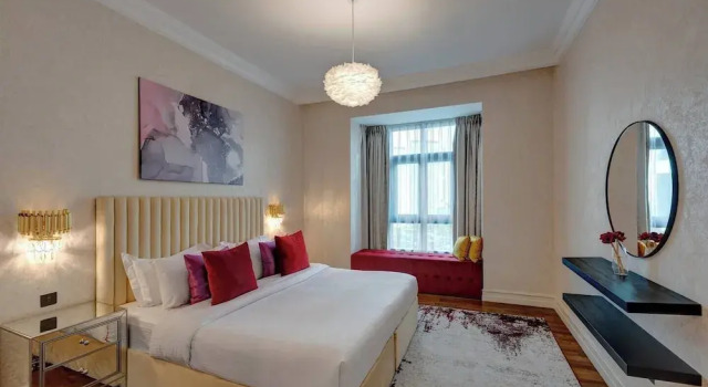 Durrani Homes - Unique Garden Apt at Souk Al Bahar besides Dubai Mall & Burjkhalifa with private jaccuzi, Забронировать Апартаменты/квартира Дубай Эмират Дубай, рядом с Дубайский аквариум